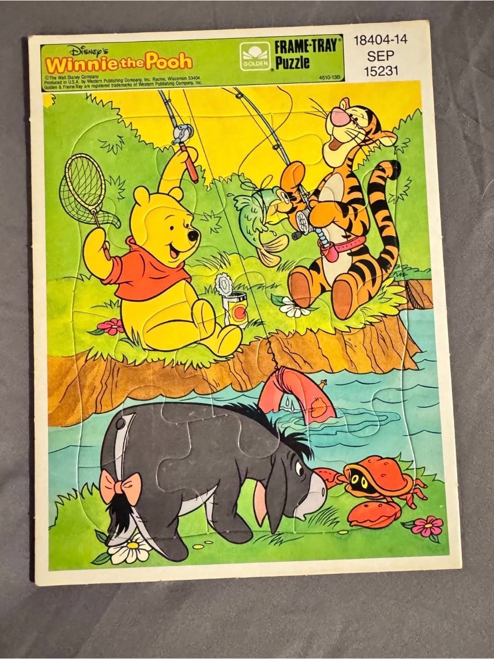 Vintage Winnie the Pooh Tray Puzzle